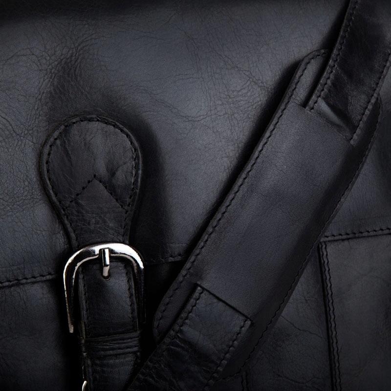 TBS-315 BLACK VINTAGE men' bag + CERTIFICATE