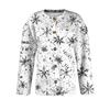 Women's Fashion Christmas Printed Long Sleeve Knitted Cardigan Button Down Jacket