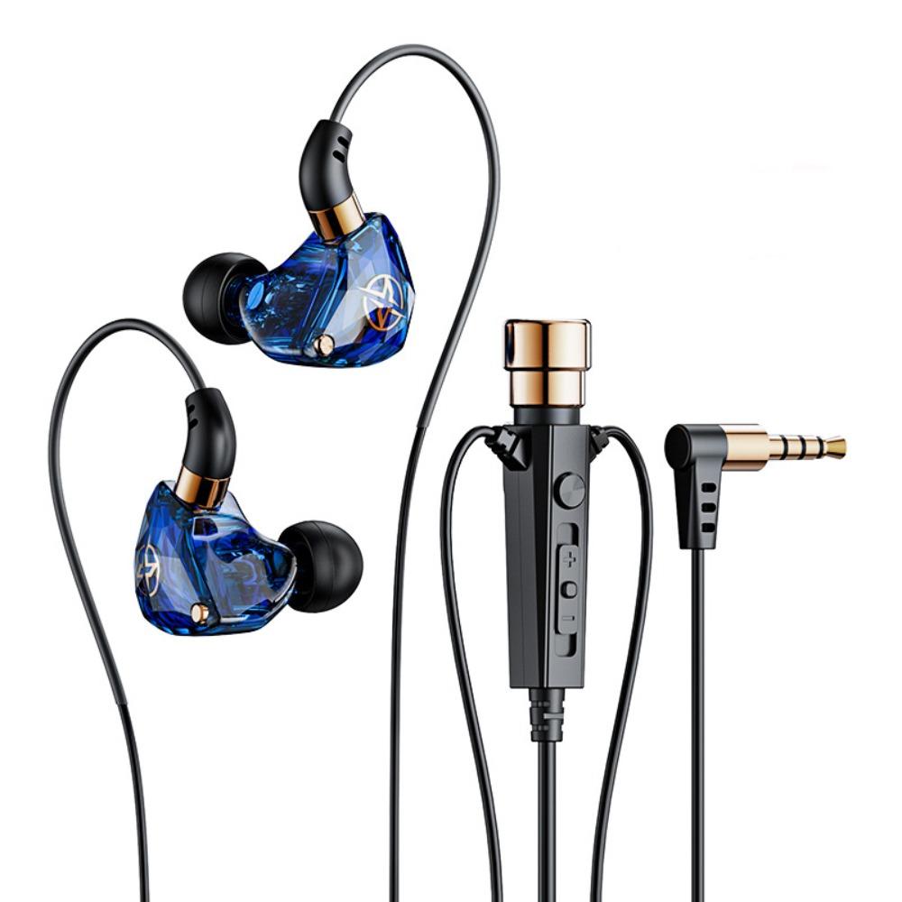 Комфортные Hi-Fi наушники с 3,5-мм разъемом и микрофоном, внутриканальные, проводные, с шумоизоляцией, басами, стерео, для студийной записи