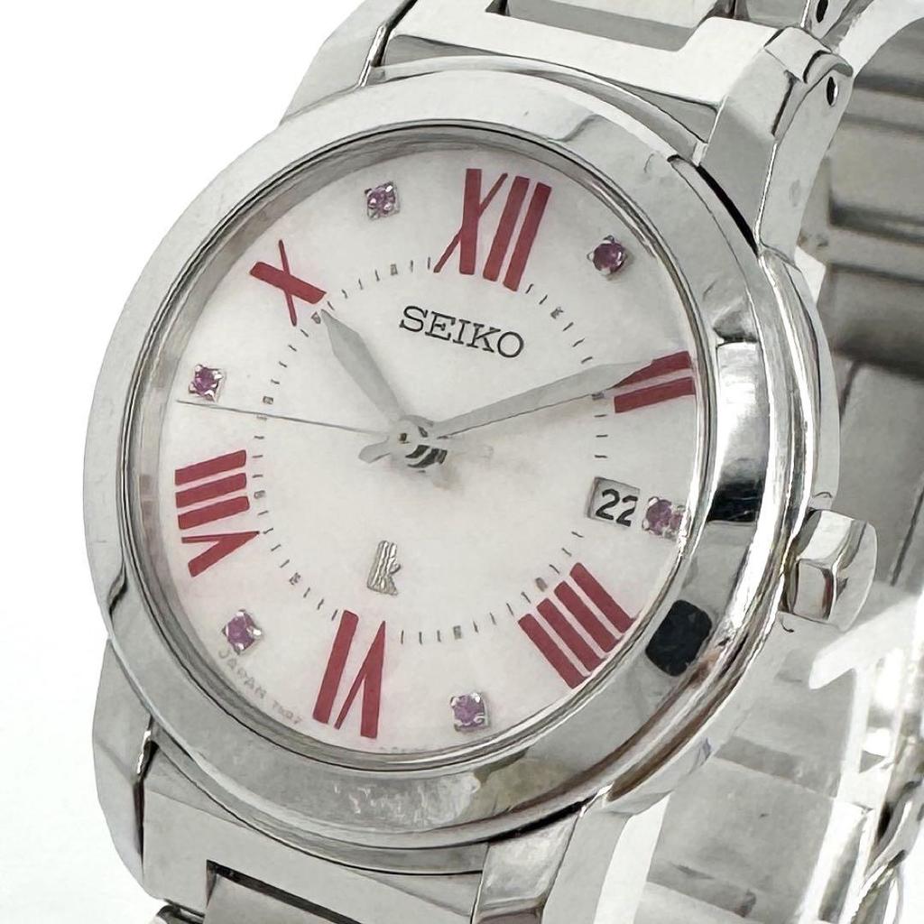 [USED] Rare/Battery-Free SEIKO LUKIA Women's Pink Watch