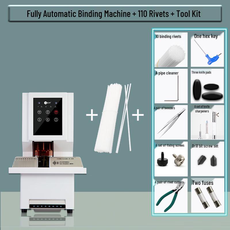 Raytheon Automatic Financial Binding Machine CN plug (adapter included)