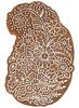 IBA Indianbeautifulart Textile Printing Block Asian Paisley Motif Hand Carved Wooden Stamp Wood Block