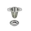 Double-layer Tea Strainers Stainless Steel Coffee Filter Sieve Double Ear Tea Infuser  Kitchen Tool
