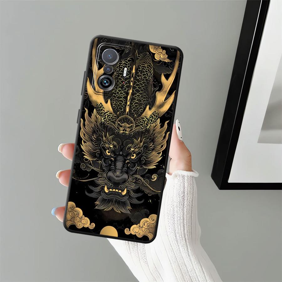 Крутой чехол-футляр с драконом для Xiaomi Mi 14 12X 12T Pro 13 Lite 11 10T 11T 12