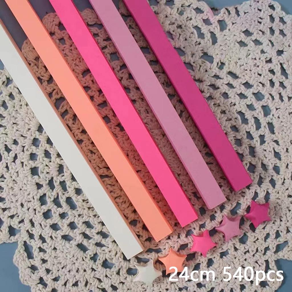 Handmade Paper Origami Folding Paper Strips Lucky Stars Diy Handmade Arts Multicolor Strip For Women Craft Decor Accessories