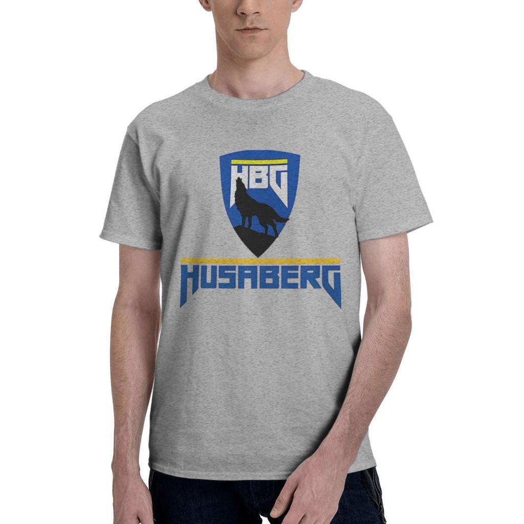 Логотип Husaberg 100% Хлопок Повседневная Дышащая Удобная Футболка Смешная Мужская Футболка Смешная Рубашка