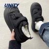 Campus Bread Shoes Velcro Warm Wool Cotton Shoes Women's 2025 Winter Velvet New Versatile Thick Baseplate Shoes