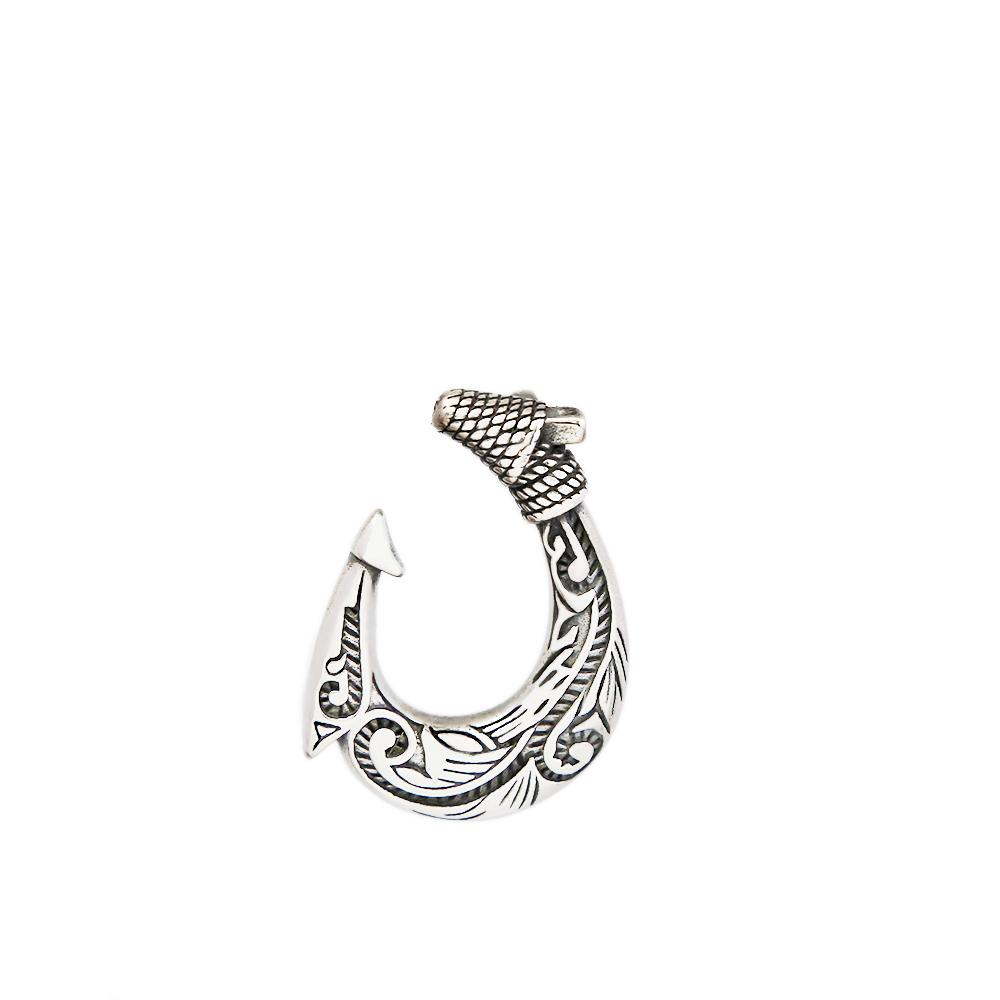 Vintage Stainless Steel Viking Anchor Hook Necklace for Men's Fashion Jewelry Viking Necklace Pendant Gift Men Chain