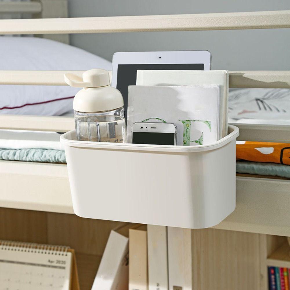 Прочная пластиковая прикроватная подвесная корзина серая компактная подвесная мусорная корзина без крышки маленькое мусорное ведро для кухни