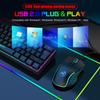 Colorful Luminous Wired Gaming Mouse: X100 Adjustable 3600 DPI