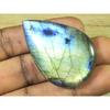 34X49X8MM Natural Labradorite Pear Crystal Cabochon Loose Gemstone 111Cts. SK-3328