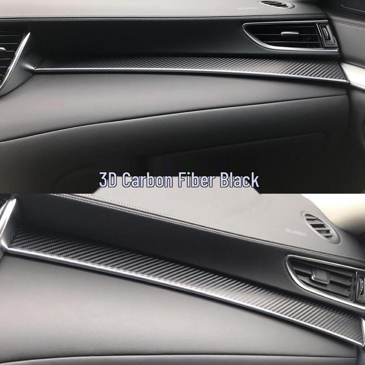 Наклейки для интерьера из углеродного волокна для Infiniti QX50: Подходит для 18 моделей, Декор центральной консоли и дверных ручек