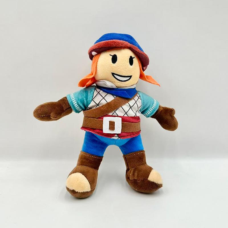 26 см Игровые Плюшевые Игрушки Roblox Кукла Капитан Камуфляж Мальчик Хэллоуин Мягкая Набивная Игрушка Подарок на День Рождения для Малышей Детей