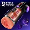 Мужская секс-игрушка Игрушки для взрослых - Наборы из 3 насадок Синхронизация с приложением ИИ Мужской мастурбатор Секс-игрушки для мужчин с 9 режимами сосания и 9 режимами вибрации, Карманная киска Помпа для пениса