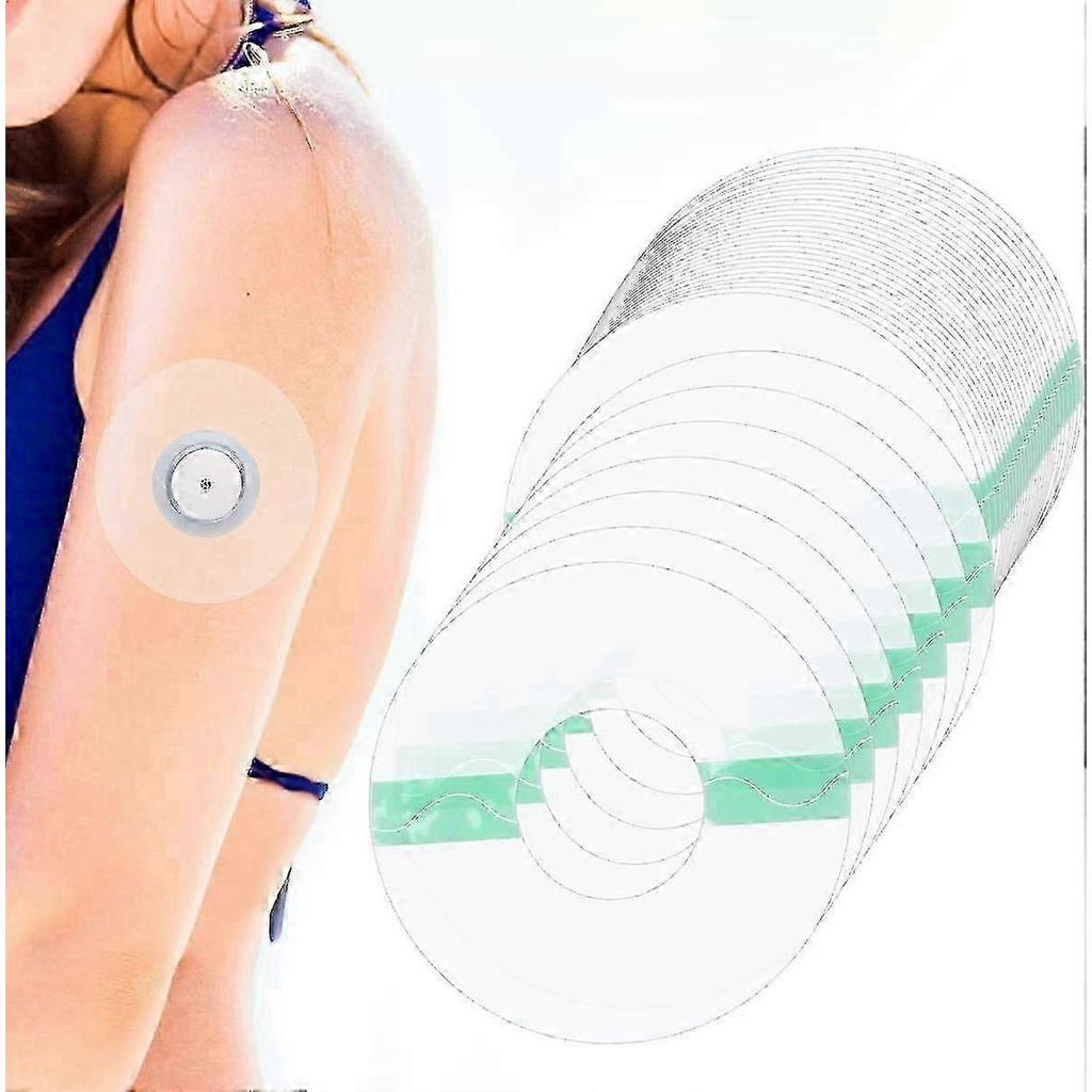 Waterproof Sensor Covers for Freestyle Libre 2 - 60 Pack Adhesive Protectors less