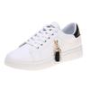 Fashion Women Sneakers White Casual Shoes Outdoor Low Top Running Shoes PU Leather Lightweight Tennis Flat Bottom Women Vulcanized Shoe