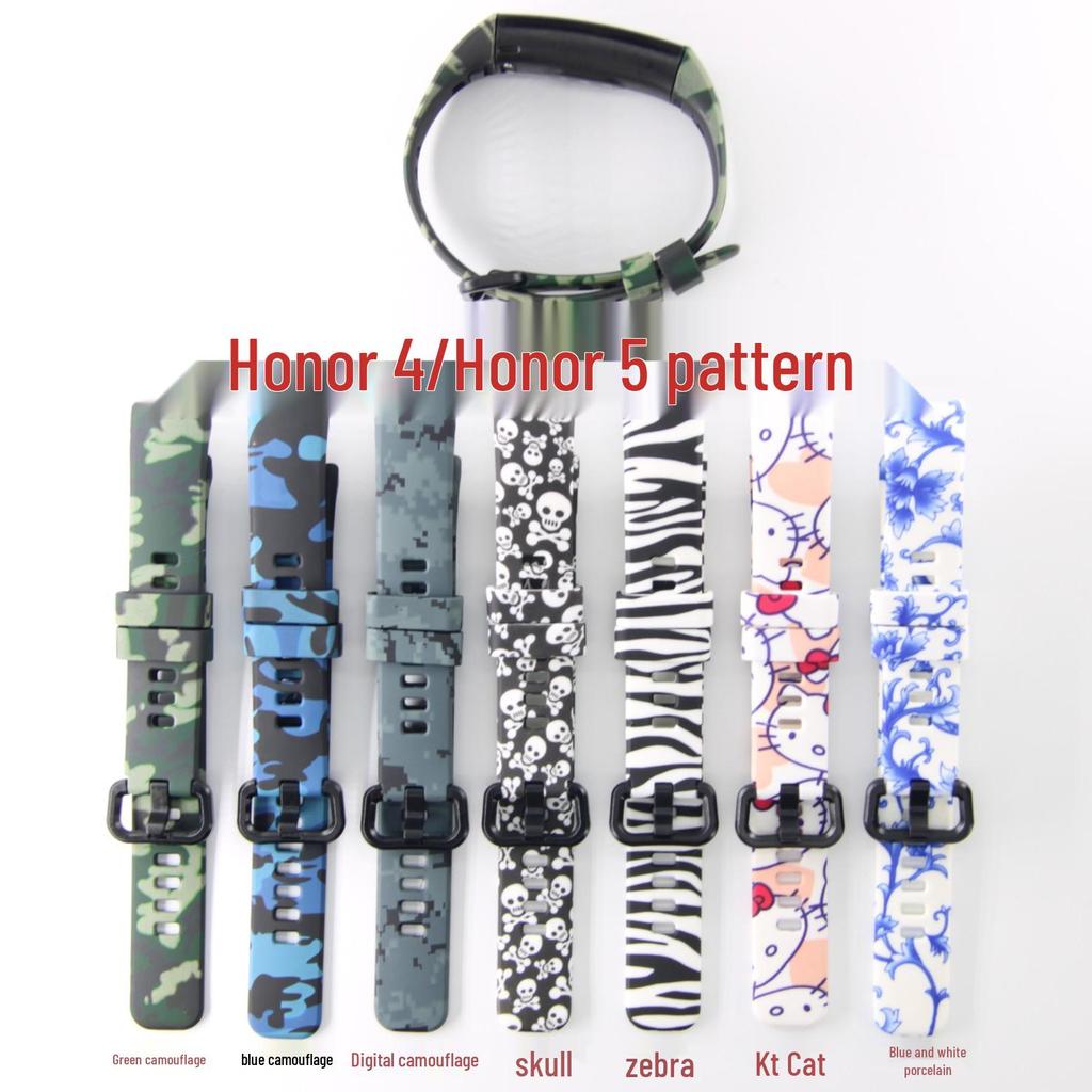 Compatible Wristband for Honor 4/5: Fashionable Silicone Strap In Bright Colors