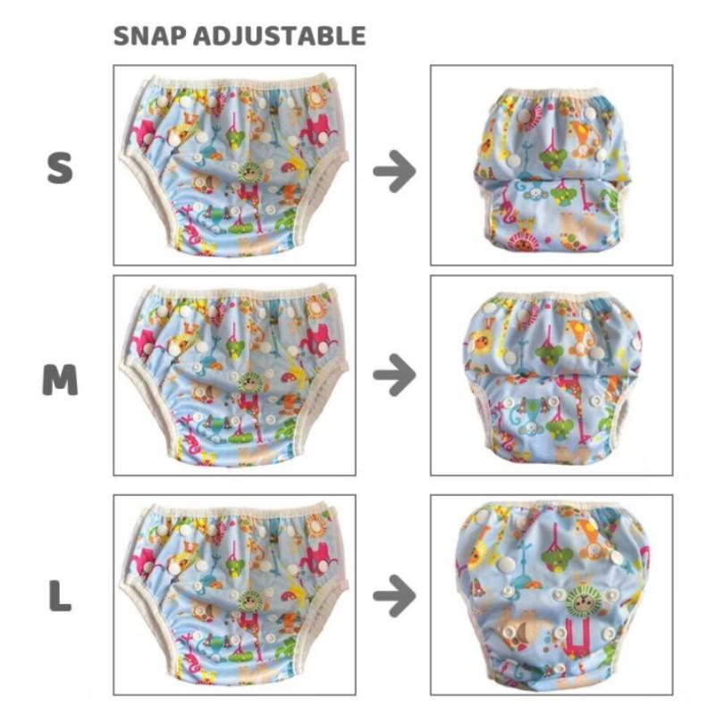 Подгузники плавания девочки-мальчика малыша многоразовые для урока плавания ребенка
