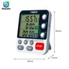 3 Channels Digital Kitchen Timer Count UP/Down Timer 3 Levels Volume Loud Alarm Digits Timer with Memory Function Bracket/Magnet3