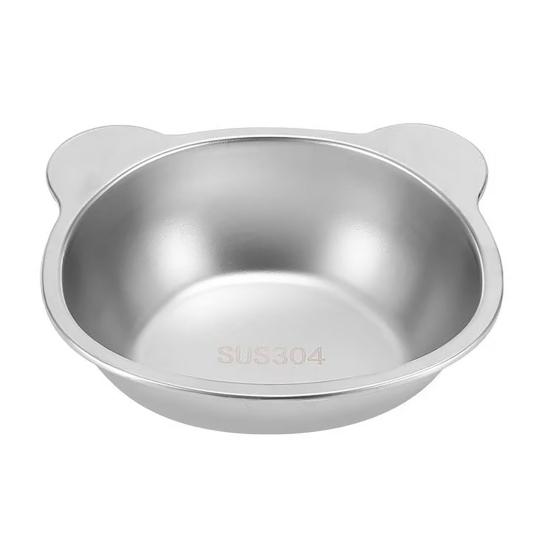 Приподнятые миски для кошек 5 дюймов шириной миска для кошачьей еды из нержавеющей стали приподнятая наклонная под углом 15 градусов миска для еды и воды для домашних кошек маленьких собак для защиты позвоночника
