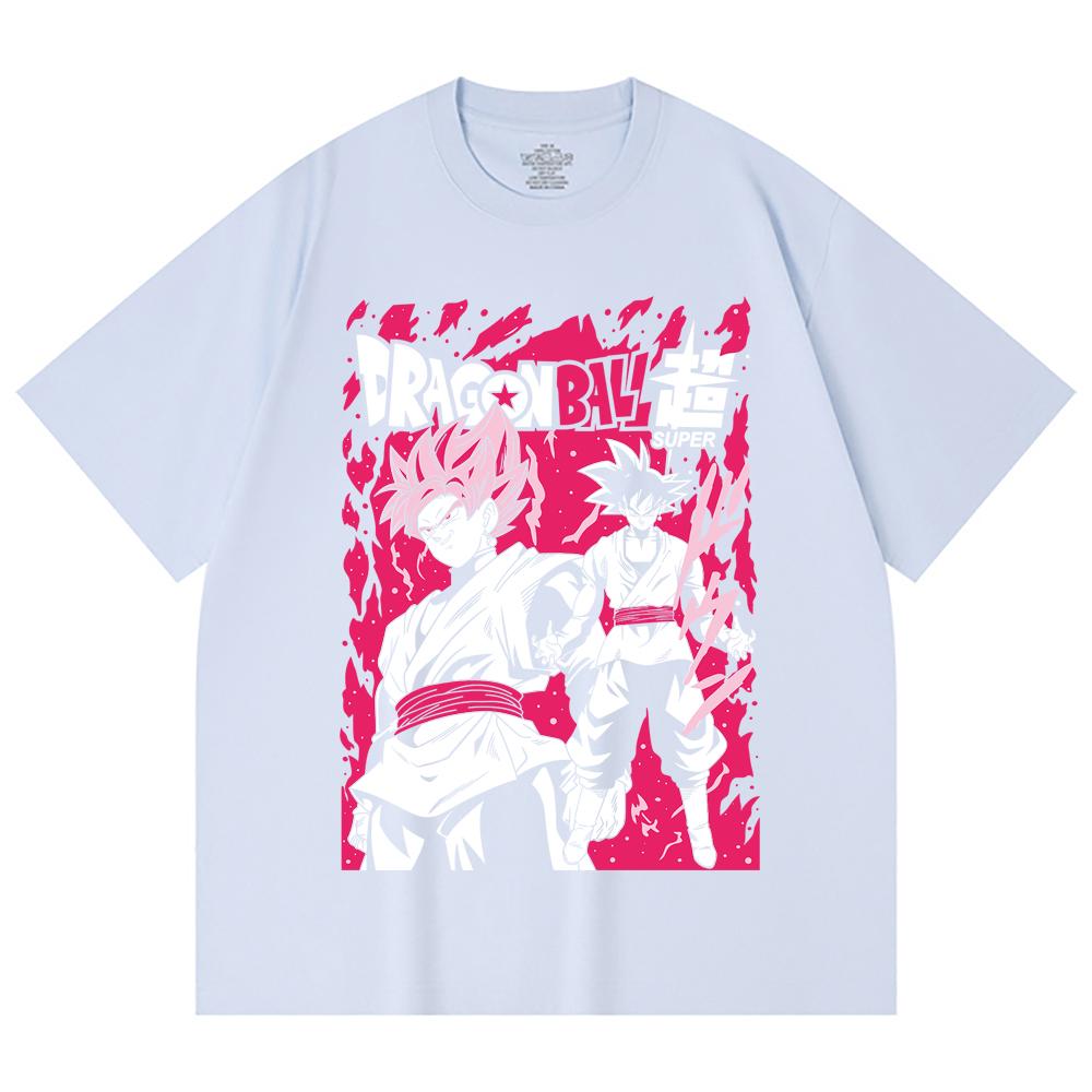 230 Gsm 100% Cotton Dragon Ball V63 Print Unisex Heavy Cotton T Shirt