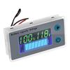 Универсальный LCD индикатор емкости автомобильного кислотно-свинцового и литиевого аккумулятора 10-100В, цифровой вольтметр, тестер напряжения, монитор