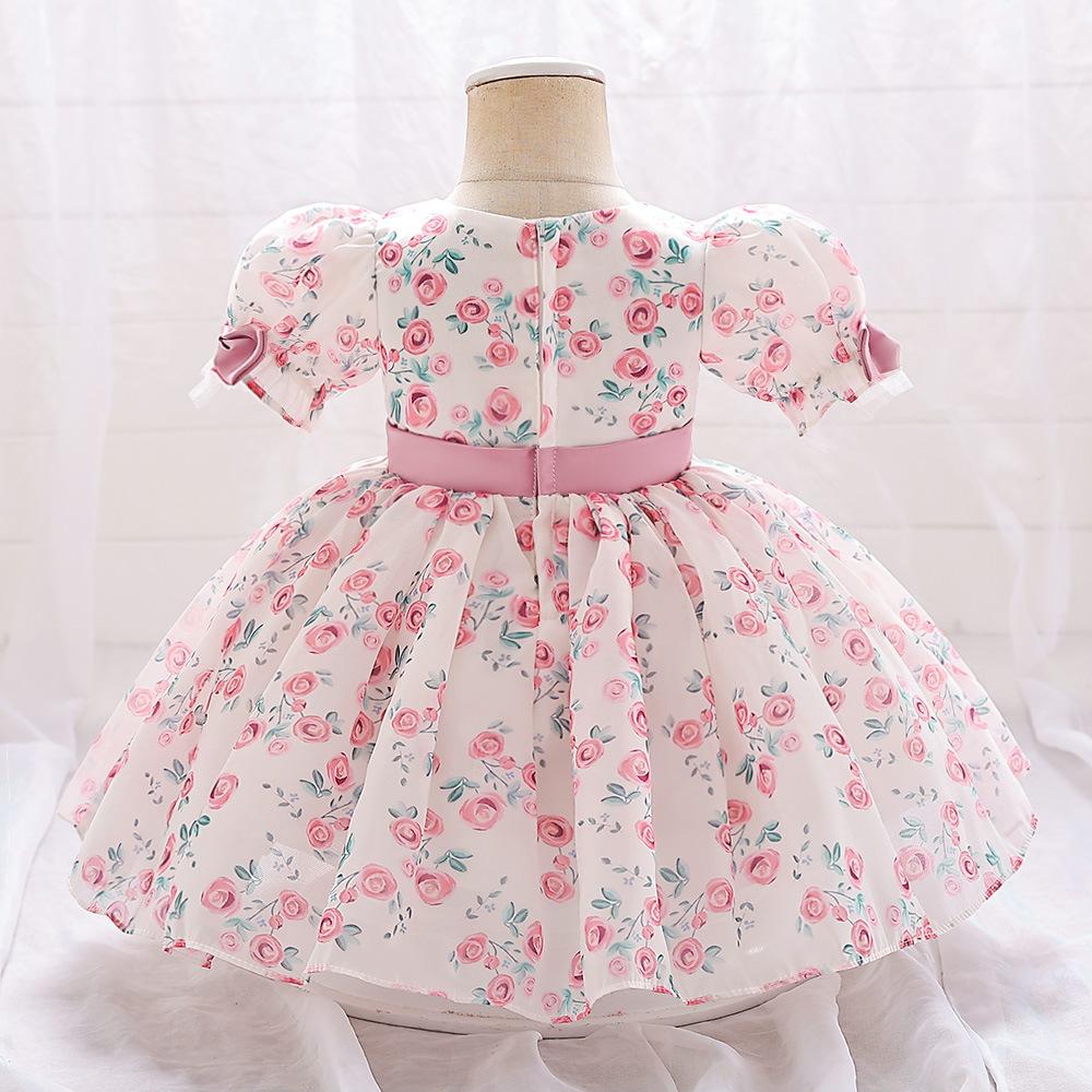 Christmas Dress Newborn Baptism Wedding White Dress for Baby Girl First Birthday Party Wear Toddler Girl Christening Gown Clothes
