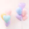 100 шт. воздушных шаров для вечеринки по случаю дня рождения, однотонные, в форме сердца, гибкие, высокоэластичные, из эмульсии, создающие атмосферу, для девичника, разноцветные, для украшения вечеринки