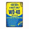 Винтажный Ретро Спрей WD40 Гаражные Инструменты Металлическая Табличка Настенная Роспись На Заказ Кухонная Жестяная Табличка Постеры Украшение Стен Комнаты
