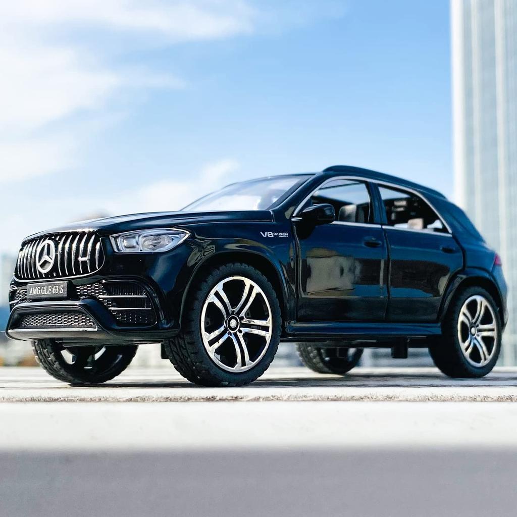 1/32 масштаб Benz AMG GLE 63S внедорожник игрушечный автомобиль, литая под давлением модель автомобиля с откидной спинкой со светом и звуком игрушечный транспорт для детей и мальчиков