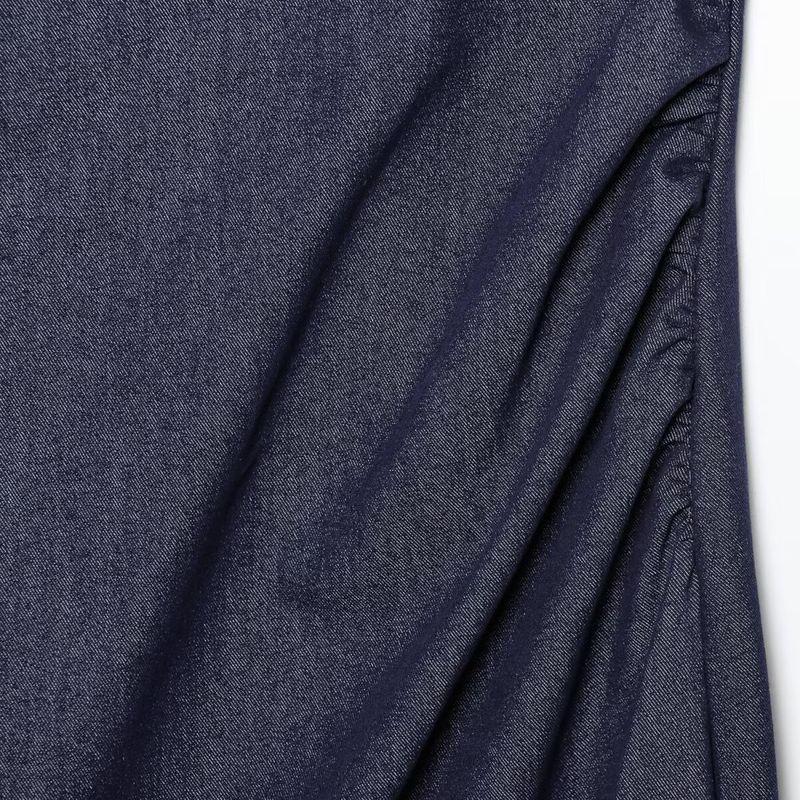 Kaslead New Arrival Women's Clothing Fashion Style Opening Design Hanging Collar Midi Skirt Dress 3564094