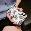 Роскошный чехол с покрытием из цветка камелии для iPhone 11 12 13 14 15 Pro Max, чехол для телефона Samsung Galaxy A51 A12 A32 A52 Xiaomi Redmi 10 10C