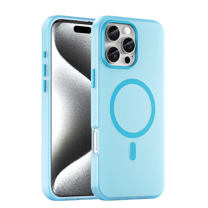 KEYSION Прозрачный матовый чехол для MagSafe для iPhone 13 Pro Max Силиконовый+ПК противоударный чехол для задней панели телефона для iPhone 12 11 Pro Max