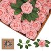 Foam Rose Flower Wedding Centerpiece Accessories With Stem For Home And Outdoor Decor