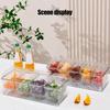 Кухонный ящик для хранения, прозрачный, односекционный, с одной крышкой, многофункциональный ящик для хранения фруктов