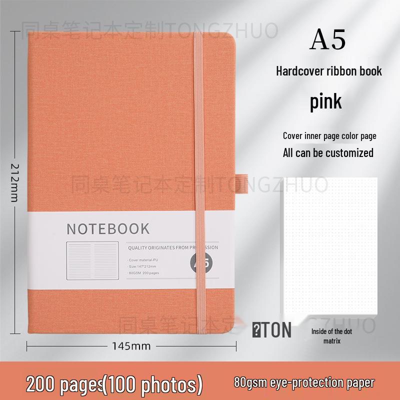 Высококачественный блокнот A5 с индивидуальным дизайном и резинкой для бизнеса и офиса