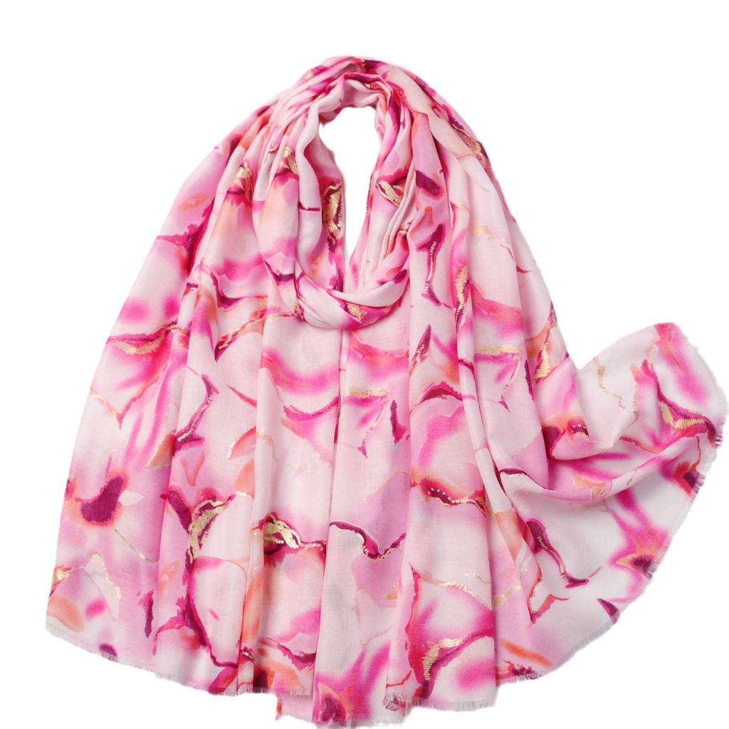 2024 Spring And Autumn Winter New Cotton And Hemp Long Thin Scarf Travel Versatile Sunscreen Warm Shawl For Women