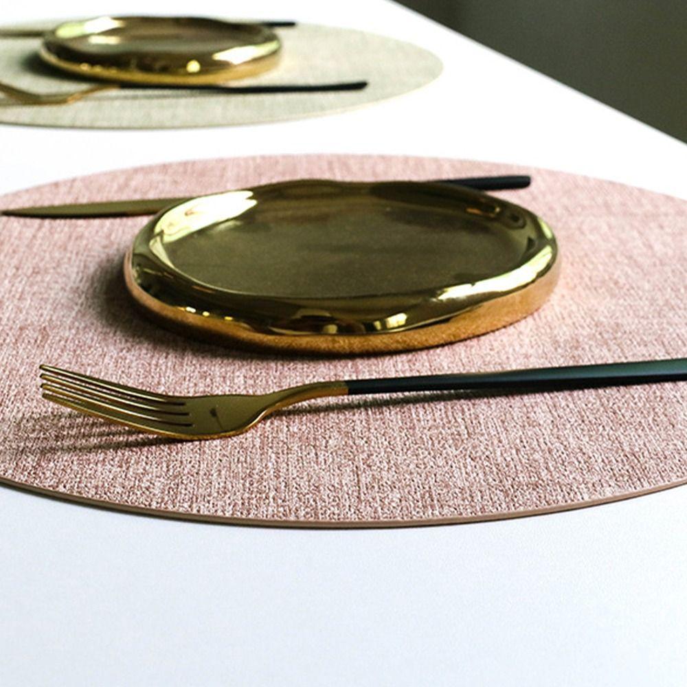 33cm Table Mat PVC Cup Mat Waterproof Coaster Coffee Mug