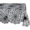 Forhomelife Halloween Tablecloth, Rectangular, 135x183cm, Lace Spider Web, Stage Decoration, Crafts, Halloween Party Supplies, Home Decor, Halloween A