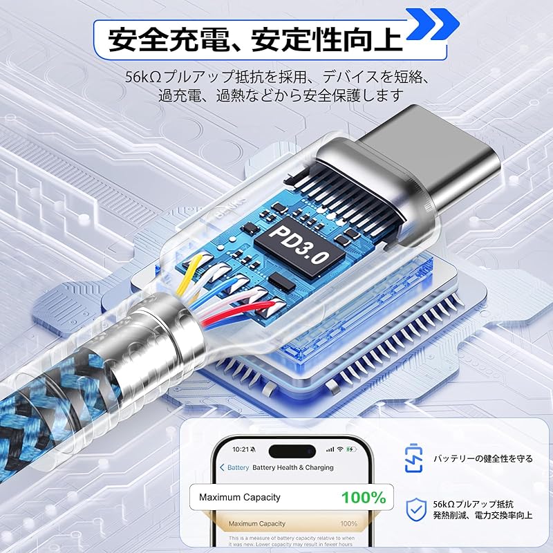 Кабель для зарядки iPhone16 типа c 2 шт. [0,3 м + 0,9 м] короткий совместимый с PD 20 Вт быстрая зарядка передача данных usbc на кабель Haoano android кабель для зарядки