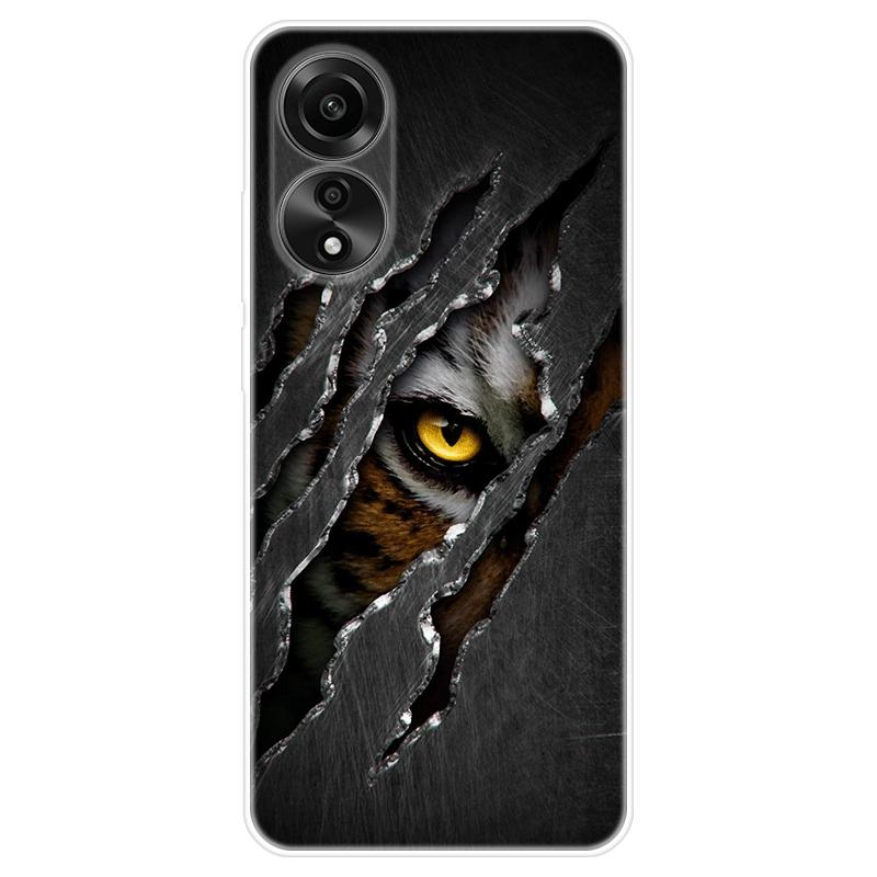 Для OPPO A58 A 58 4G чехол Мягкая силиконовая задняя крышка Мультяшный чехол для телефона Разнообразие