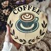 Винтажное Металлическое Настенное Искусство Кофе 8-дюймовый Круглый Железный Знак Кафе Бар Домашний Декор