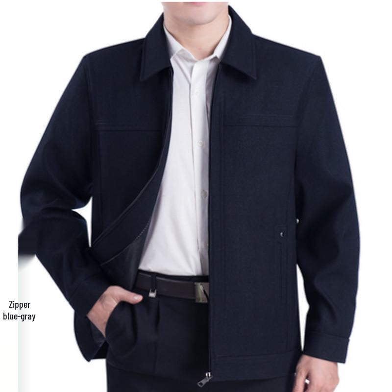 Spring/Autumn Men's Casual Thin Jacket for Middle-Aged & Elderly
