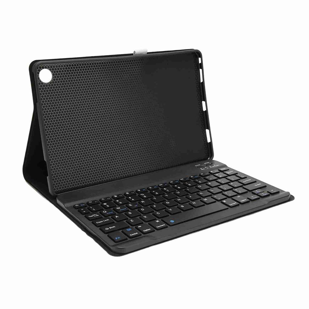Bluetooth Keyboard Cover Drop Proof Quiet Keys Tablet Protective Case with Romovable Keyboard for