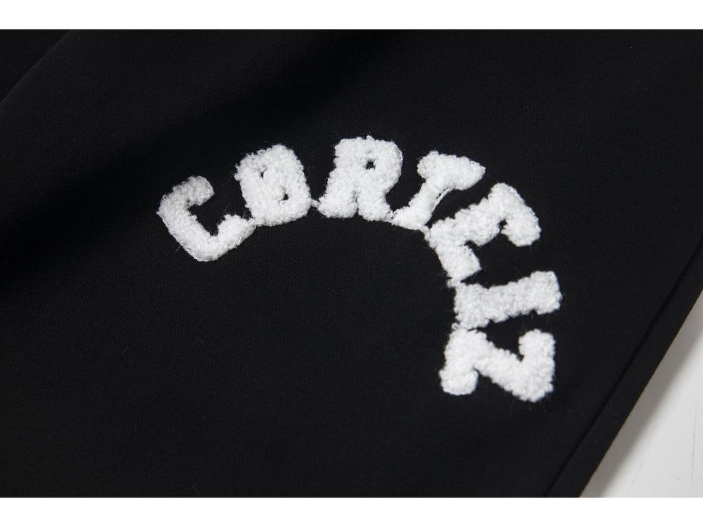 Corteiz Vibe Мужской Британский Хип-Хоп Вышитый Худи на Молнии и Куртка Модный Спортивный Комплект