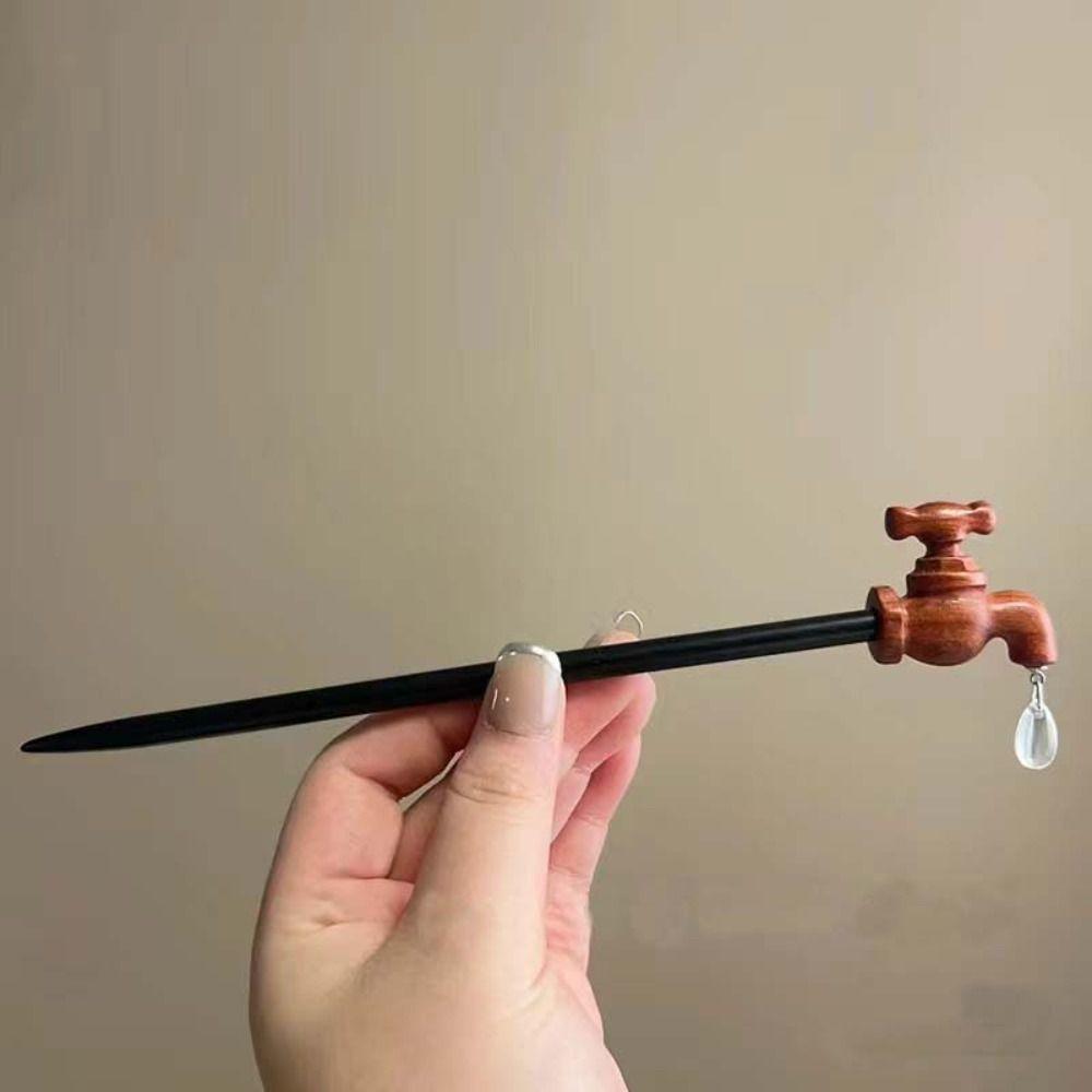 Water Drop Funny Hair Fork Step Shaking Creative Hairpin  Hanfu Headwear