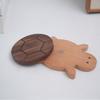 Creative And Cute Shape Black Walnut Solid Wood Turtle Insulation Mat Kettle Tea Coaster Tableware Anti-Scald Table Ornaments