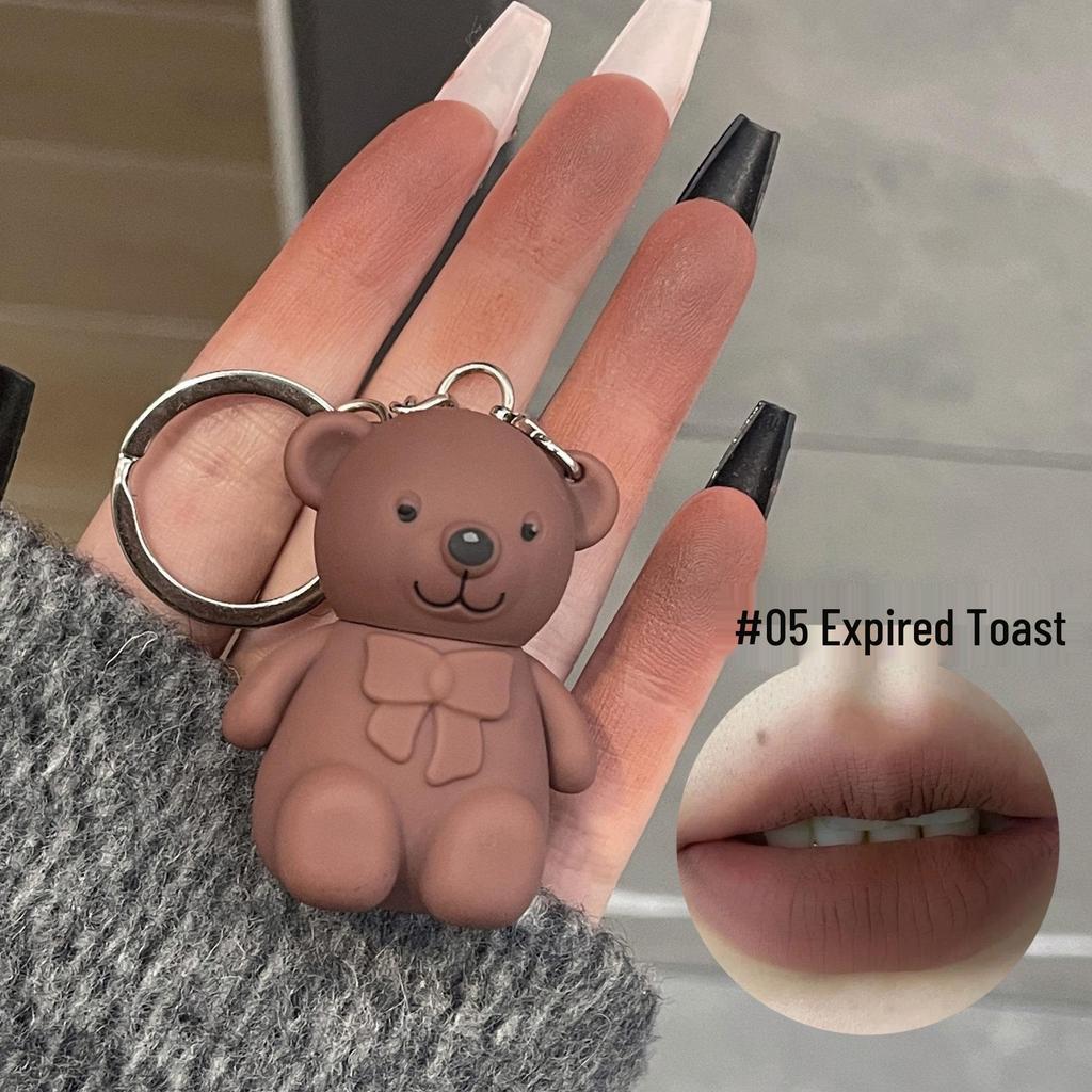 ART VALUE Грязь для губ «Маленький медвежонок»: Бархатно-матовый финиш, мист, блеск для губ для студентов - осенне-зимняя отбеливающая помада