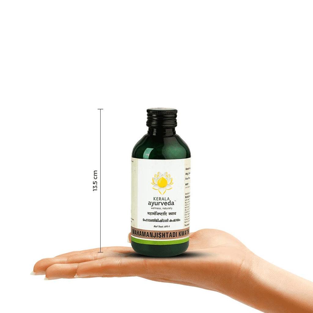 Kerala Ayurveda Махаманджиштади Кватх 200 мл Травяной Детокс Тоник Для Здоровья Кожи И Ежедневного Баланса Организма