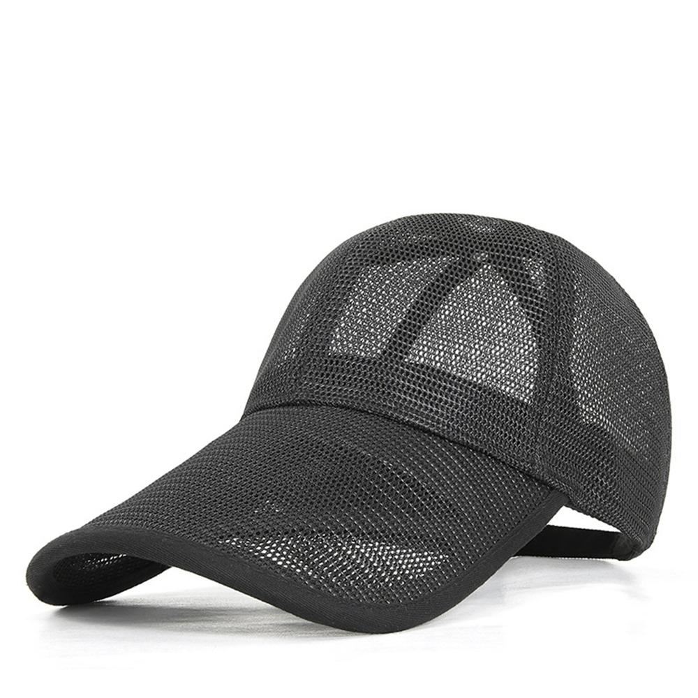 Quick-dry Mesh Baseball Cap Adjustable Sports Mesh Caps Trucker Cap Men Snapback Hat  Summer